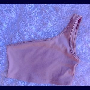 one strap crop top